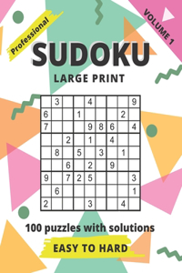 SUDOKU Large print