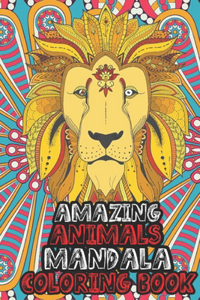 amazing animals mandala coloring book