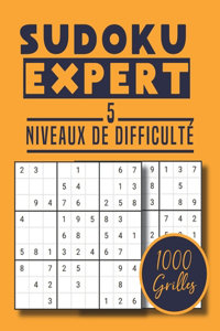 Sudoku Expert 5 niveaux De Difficulté 1000 Grilles