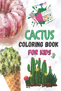 Cactus Coloring Book for Kids