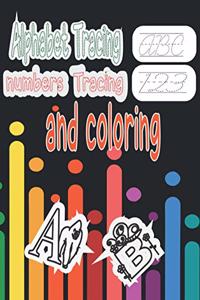 Tracing and coloring book