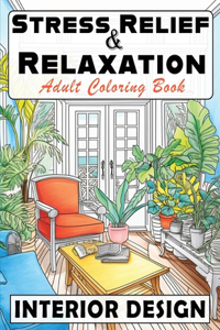 Adult Coloring Book Interior Design
