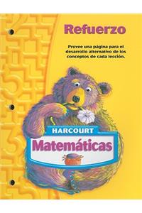 Harcourt Matematicas: Refuerzo Grade 1