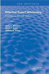 Effective Expert Witnessing, Fourth Edition