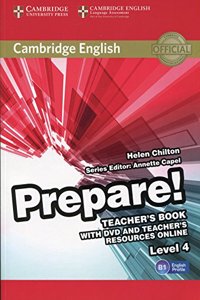 Cambridge English Prepare! Level 4 Teacher's Book with DVD and Teacher's Resources Online