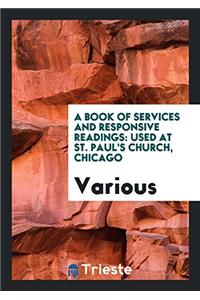 A Book of Services and Responsive Readings