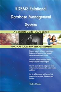 RDBMS Relational Database Management System A Complete Guide - 2020 Edition