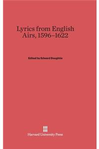 Lyrics from English Airs, 1596-1622