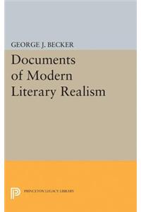 Documents of Modern Literary Realism