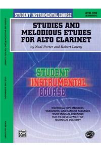 Student Instrumental Course Studies and Melodious Etudes for Alto Clarinet