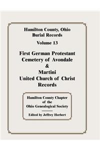 Hamilton County, Ohio Burial Records, Volume 13