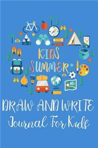 Kids Summer Draw And Write Journal For Kids