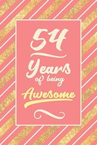 54th Birthday Journal