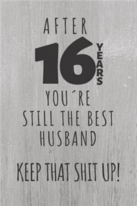 16th Anniversary Notebook