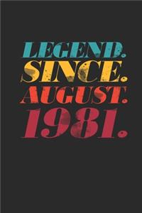 Legend Since August 1981
