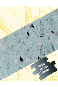 Marble Dot Grid Journal