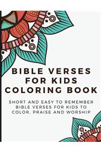 Bible Verses For Kids Coloring Book