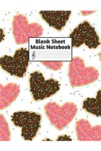 Blank Sheet Music Notebook
