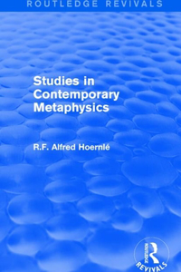 Studies in Contemporary Metaphysics