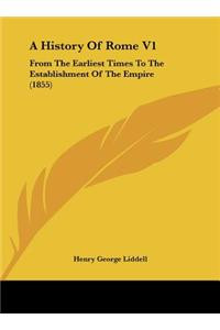 A History of Rome V1