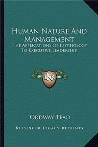 Human Nature and Management