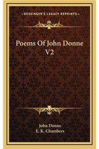 Poems Of John Donne V2