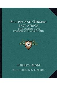 British And German East Africa