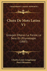 Choix De Mots Latins V1