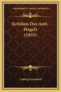 Kritiken Des Anti-Hegel's (1835)