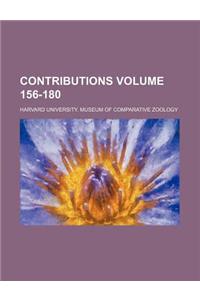 Contributions Volume 156-180