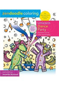 Zendoodle Coloring: Unicorn Dance Party