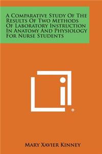 A Comparative Study of the Results of Two Methods of Laboratory Instruction in Anatomy and Physiology for Nurse Students