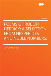 Poems of Robert Herrick