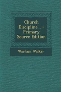 Church Discipline...