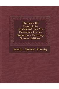 Elemens de Geometrie