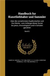 Handbuch für Kunstliebhaber und Sammler