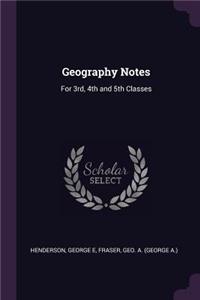 Geography Notes