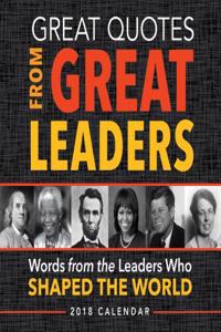 2018 Great Quotes from Great Leaders Boxed Calendar