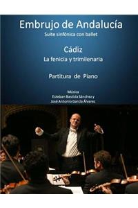 cadiz la fenicia y trimilenaria - partitura de piano