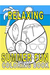 Relaxing Summer Fun Coloring Book