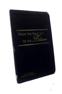 What the Bible Says to the Believer (Leatherette - Black)