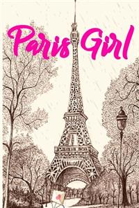 Paris Girl Travel Notebook Journal