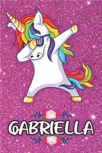 Gabriella - Dabbing Unicorn Notebook