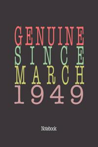 Genuine Since March 1949