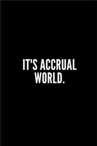 It's Accrual World notebook