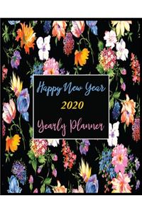 Happy New Year 2020 Yearly Planner