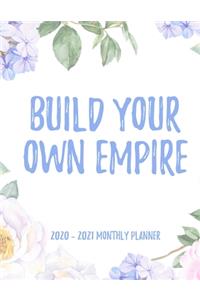 Build Your Own Empire 2020 - 2021 Monthly Planner