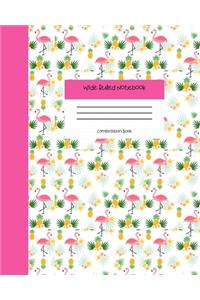 Wide Ruled Notebook Composition Book
