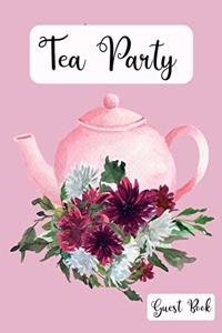 Tea Party Guest Book