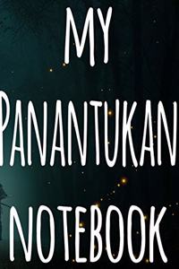 My Panantukan Notebook